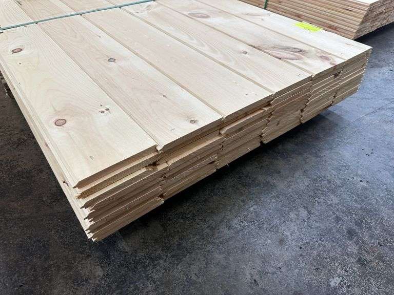 White Pine T&G WP4 Smooth Face Paneling 1"x8"x10'