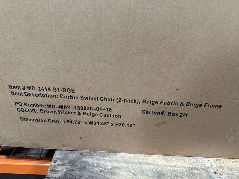 Abbyson Corbin Swivel Chair