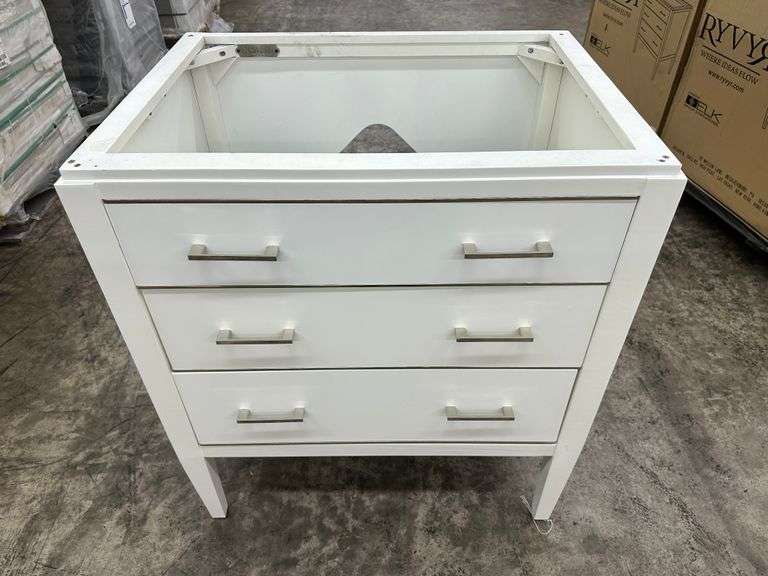 White, Manhattan, 30" Vanity
