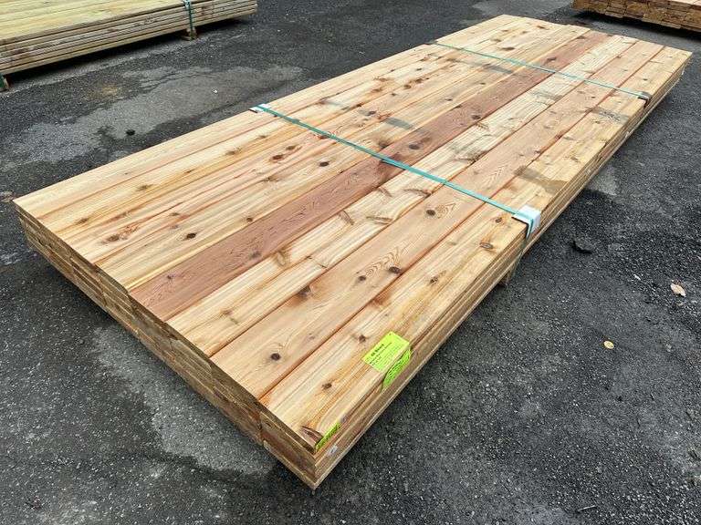 Western Red Cedar Decking 5/4"x6"x10'