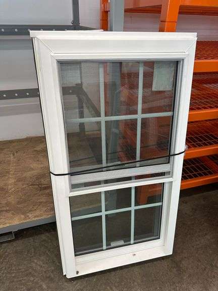 White Double Hung Composite 6 Lite Windows 27.5
