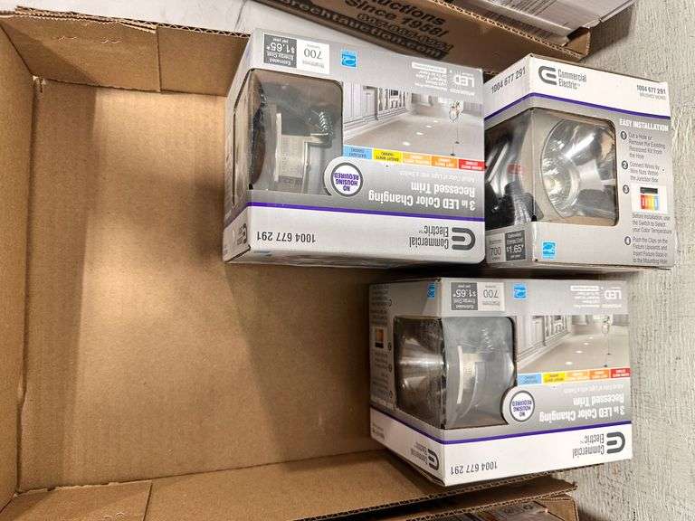 Commercial Electric 3in. Integrated LED Canless Recessed Light (3x$)