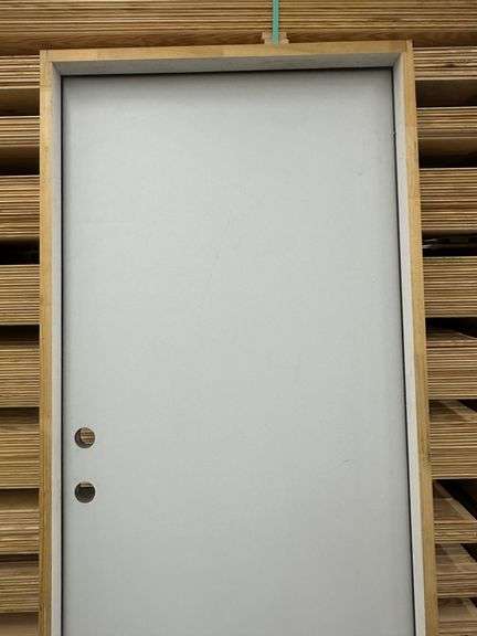 White Steel, Exterior Door 36", Right Hand