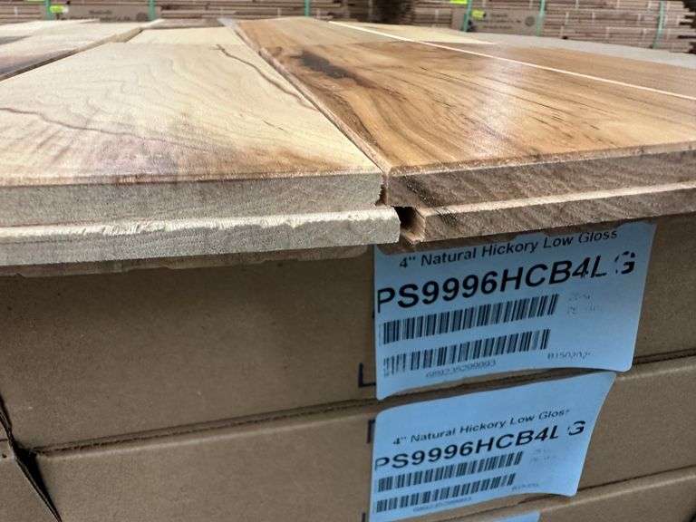 Natural Hickory Low Gloss 3/4"x4"xRL Prefinished Hardwood Flooring
