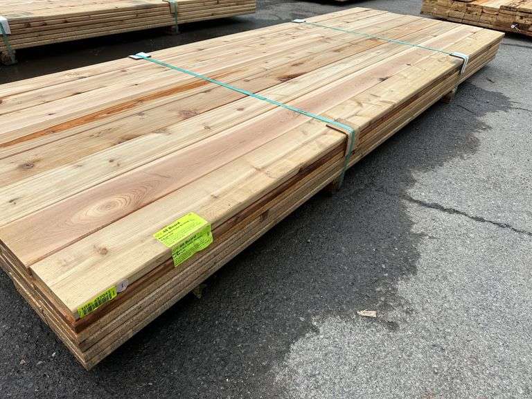 Western Red Cedar Decking 5/4"x6"x10'