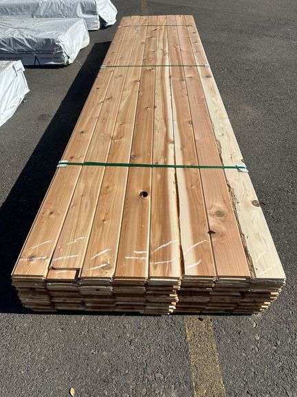 Western Red Cedar T&G 1"x6"x14'