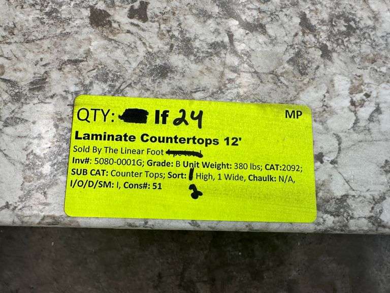 Laminate Countertops 12'