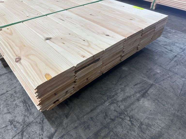 White Pine T&G WP4 Smooth Face Paneling 1"x8"x16'