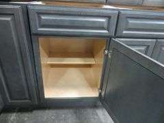Newcastle Gray Kitchen Cabinet Set 12'x15'