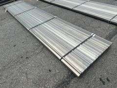 Dull Galvanized Metal Panel 3'x16'