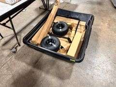 OXCART PRO-ATV Stockman Lift-Assist and Swivel Dump Cart