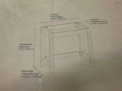 White 36" Vanity Base