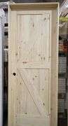 Unassembled Knotty Pine Door 30"x80" RH