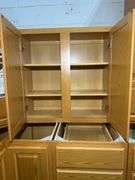 Regal Oak Kitchen Cabinet Set 12'x12'