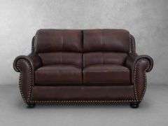 Abbyson Austin Leather Loveseat