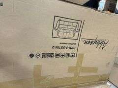 Abbyson Austin Leather Loveseat
