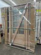 Exterior 8-Lite Mahogany Door 1-3-1 RH