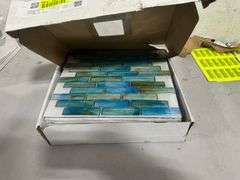 Ivy Hill Tile Waterscape Lagoon Green Polished Glass Wall Mosaic Tile