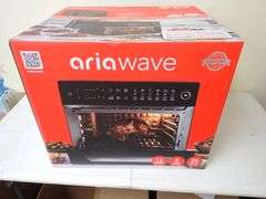 Black Ariawave 36 Quart Digital Air Fryer Toaster Oven