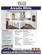 Arcadia White Kitchen Cabinet Set 10'x12'