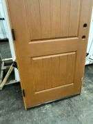 Medium Walnut, Ext Fiberglass, 200PP Plank Panel W/Clavos, 36"x80" RH