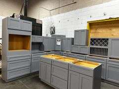 Pacific Gray Kitchen Cabinet Set 10'x16'x10'