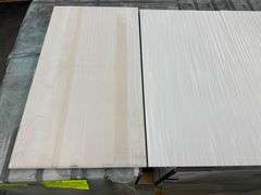 Aqua White 3D Ceramic Wall Tile, Matte, 11MMx12"x22"