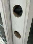 White Exterior 15 Lite Double Patio Door 72"x80"