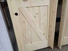 Unassembled Knotty Pine Door 30"x80" RH