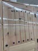 Exterior Castle Knotty Alder With Speakeasy Door 1-3-1 LH