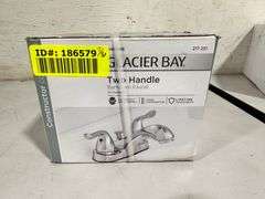 Glacier Bay Constructor 4 in. Centerset Double-Handle Bathroom Faucet