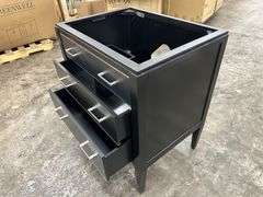 Black , Manhattan, 30" Vanity