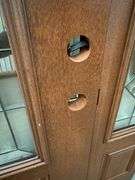 Exterior Fiberglass Deco Door With 2 Side Lites 63 1/2"x81 1/2" RH
