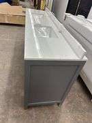Miranda Dark Gray 84" Double Vanity