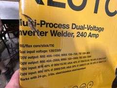 Klutch Dual-Voltage Multi-Process 4-in-1 Welder with Inverter