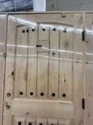 Exterior Castle Knotty Alder With Speakeasy Door 1-3-1 LH