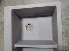 Shadow Grey Double Bowl Drop-In Sink 22"x33"x9"