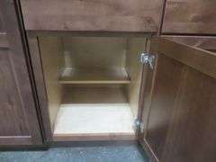 Rustic Walnut Shaker Kitchen Cabinet Set 10'x15'