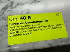 Laminate Countertops 10'