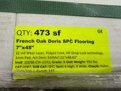 French Oak Doris SPC Flooring 7"x48"