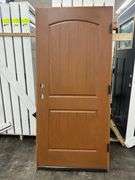 Medium Walnut, Ext Fiberglass, 200PP Plank Panel W/Clavos, 36"x80" LH