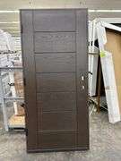 Dark Walnut, Ext Fiberglass, 107 Groove, 36"x80" RH
