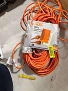 HDX 100 ft. 16/3 Light Duty Indoor/Outdoor Extension Cord, Orange