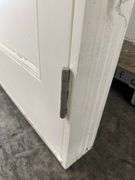 White Exterior 1/2 Glass Double Patio Door 72"x80"