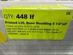 Primed LVL Base Moulding 5 1/4"x8'