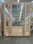 Exterior 8-Lite Mahogany Door 1-3-1 RH