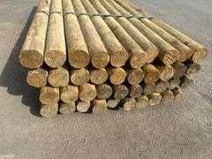 Pressure Treated Southern Yellow Pine Fence Post 4"x8'
