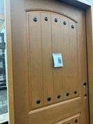 Medium Walnut, Ext Fiberglass, 200PP Plank Panel W/Clavos, 36"x80" LH