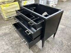 Black , Manhattan, 36" Vanity