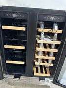 Velivi 24 in.Dual Zone French Door Beverage Cooler